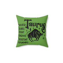 Load image into Gallery viewer, Taurus Two-Sided Pillow