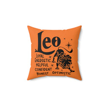 Load image into Gallery viewer, Leo Two-Sided Pillow