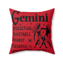 Load image into Gallery viewer, Gemini Two-Sided Pillow