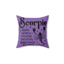 Load image into Gallery viewer, Scorpio Two-Sided Pillow