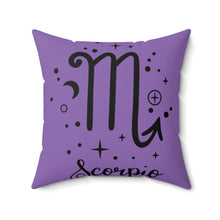 Load image into Gallery viewer, Scorpio Two-Sided Pillow