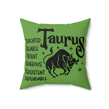 Load image into Gallery viewer, Taurus Two-Sided Pillow