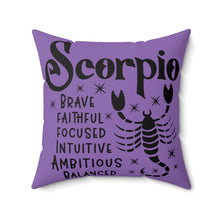 Load image into Gallery viewer, Scorpio Two-Sided Pillow