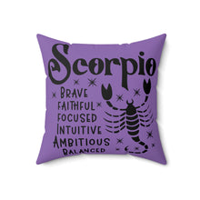 Load image into Gallery viewer, Scorpio Two-Sided Pillow