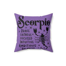 Load image into Gallery viewer, Scorpio Two-Sided Pillow