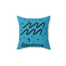 Load image into Gallery viewer, Aquarius Two-Sided Pillow