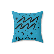 Load image into Gallery viewer, Aquarius Two-Sided Pillow