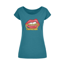 Load image into Gallery viewer, Capricorn Wide Neck Womens T-Shirt XS-5XL