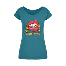 Load image into Gallery viewer, Sagittarius Wide Neck Womens T-Shirt XS-5XL