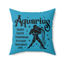 Load image into Gallery viewer, Aquarius Two-Sided Pillow