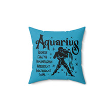 Load image into Gallery viewer, Aquarius Two-Sided Pillow