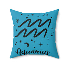 Load image into Gallery viewer, Aquarius Two-Sided Pillow
