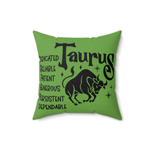 Load image into Gallery viewer, Taurus Two-Sided Pillow