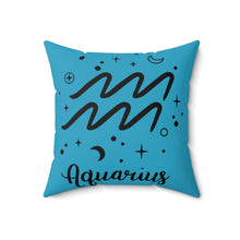 Load image into Gallery viewer, Aquarius Two-Sided Pillow