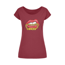 Load image into Gallery viewer, Cancer Wide Neck Womens T-Shirt XS-5XL