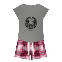 Load image into Gallery viewer, Gemini Girls Sleepy Tee and Flannel Short