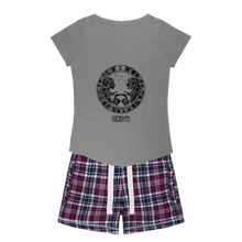 Load image into Gallery viewer, Gemini Girls Sleepy Tee and Flannel Short