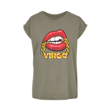 Load image into Gallery viewer, Virgo Women&#39;s Extended Shoulder T-Shirt XS-5XL
