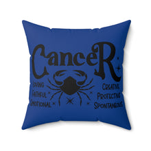 Load image into Gallery viewer, Cancer Two-Sided Pillow
