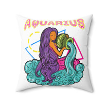 Load image into Gallery viewer, Aquarius Two Sided Pillow

