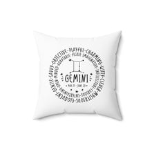 Load image into Gallery viewer, Gemini Two Sided Pillow
