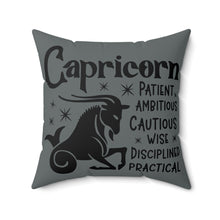 Load image into Gallery viewer, Capricorn Two-Sided Pillow
