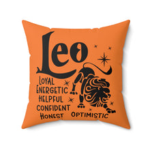 Load image into Gallery viewer, Leo Two-Sided Pillow
