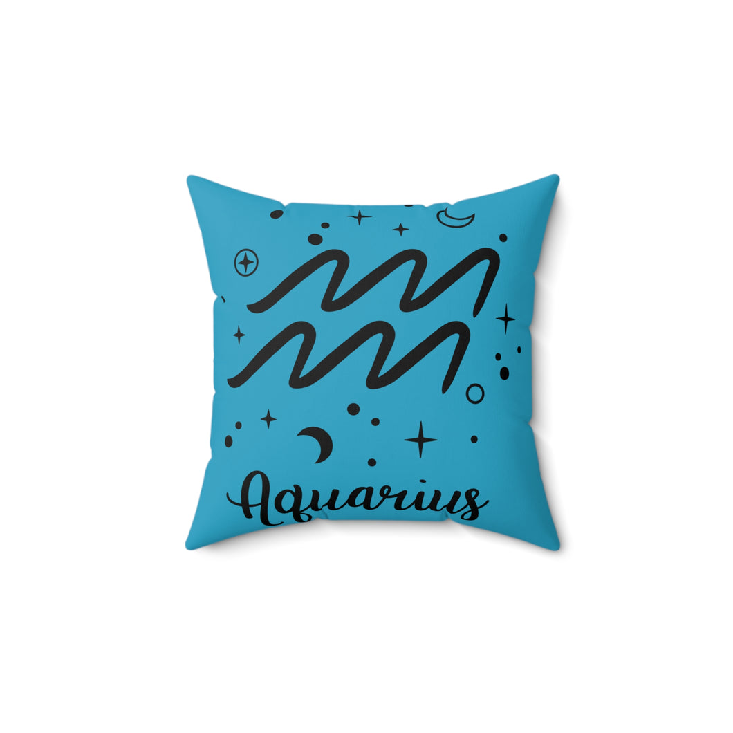 Aquarius Two-Sided Pillow
