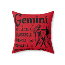 Load image into Gallery viewer, Gemini Two-Sided Pillow
