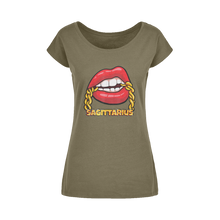 Load image into Gallery viewer, Sagittarius Wide Neck Womens T-Shirt XS-5XL
