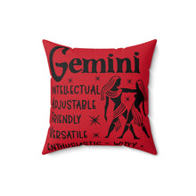 Load image into Gallery viewer, Gemini Two-Sided Pillow
