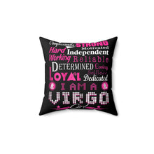 Load image into Gallery viewer, Virgo Two Sided Pillow
