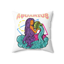 Load image into Gallery viewer, Aquarius Two Sided Pillow
