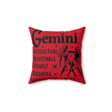 Load image into Gallery viewer, Gemini Two-Sided Pillow
