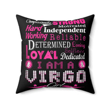 Load image into Gallery viewer, Virgo Two Sided Pillow
