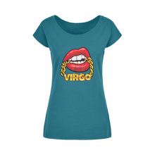 Load image into Gallery viewer, Virgo Wide Neck Womens T-Shirt XS-5XL
