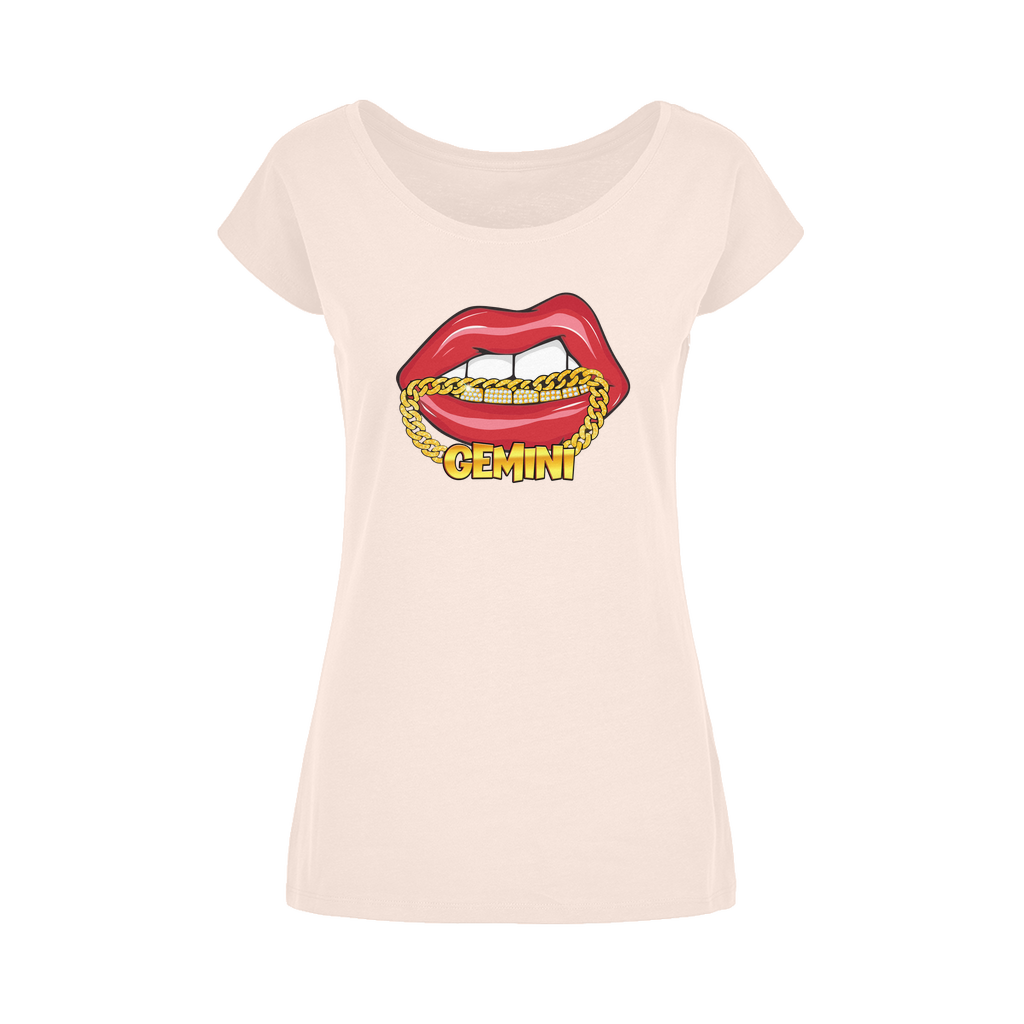 Gemini Wide Neck Womens T-Shirt XS-5XL