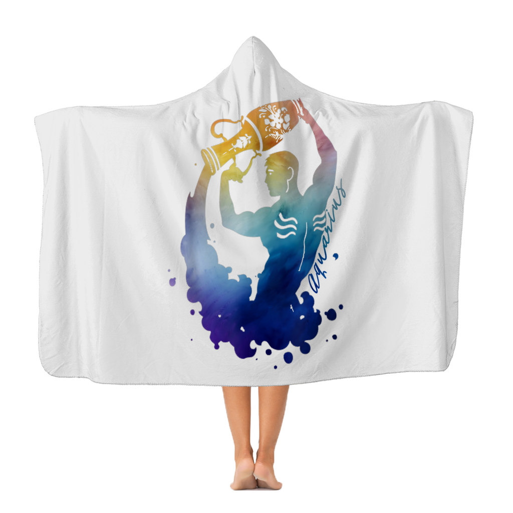 Aquarius Classic Adult Hooded Blanket