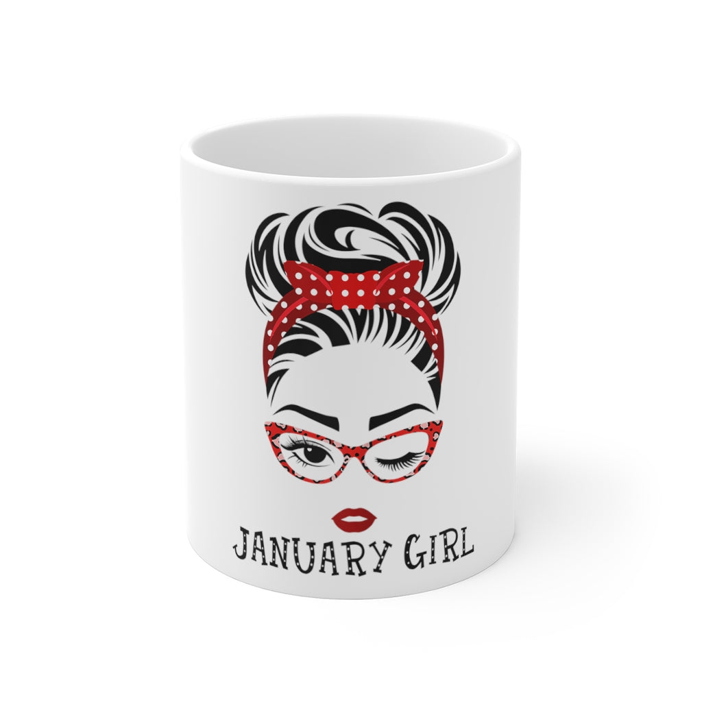 January Girl Mug 11oz